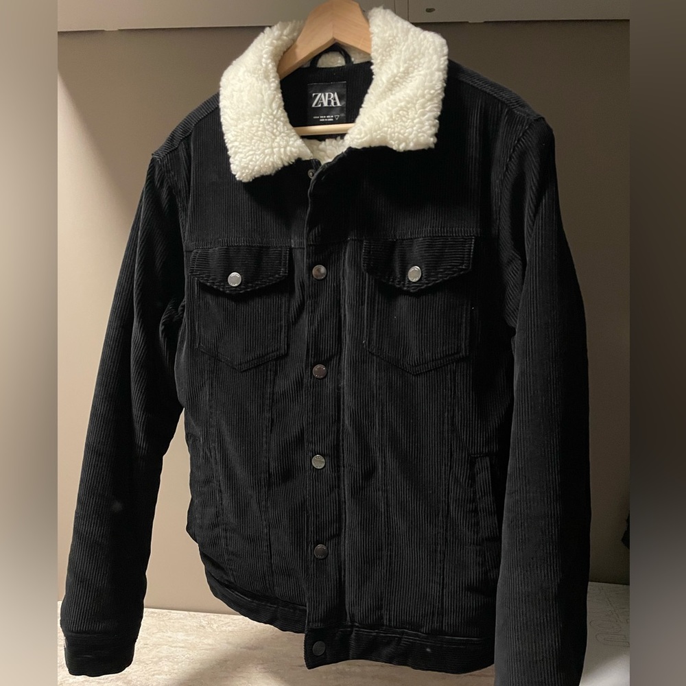 Corduroy Bomber Jacket Zara Man